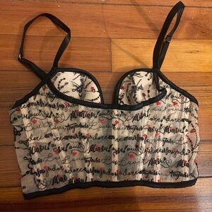 Victoria's Secret Very Sexy Longline Embroidered Bra